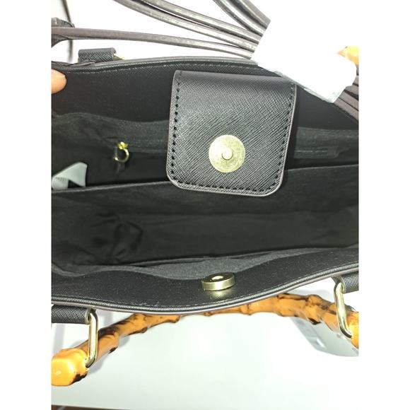 Liz Claiborne Melissa Shopper Black Retail $80 - Picture 5 of 11